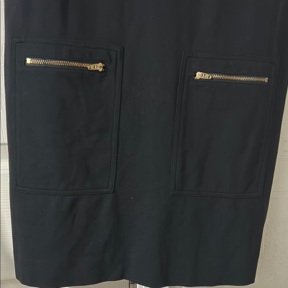 J. Crew Black and Gold Sheath Mini Dress - Picture 5 of 11